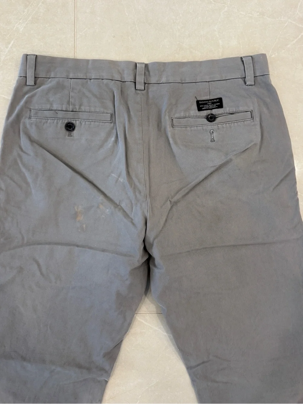 Banana Republic Grey Chinos - Size 33x32